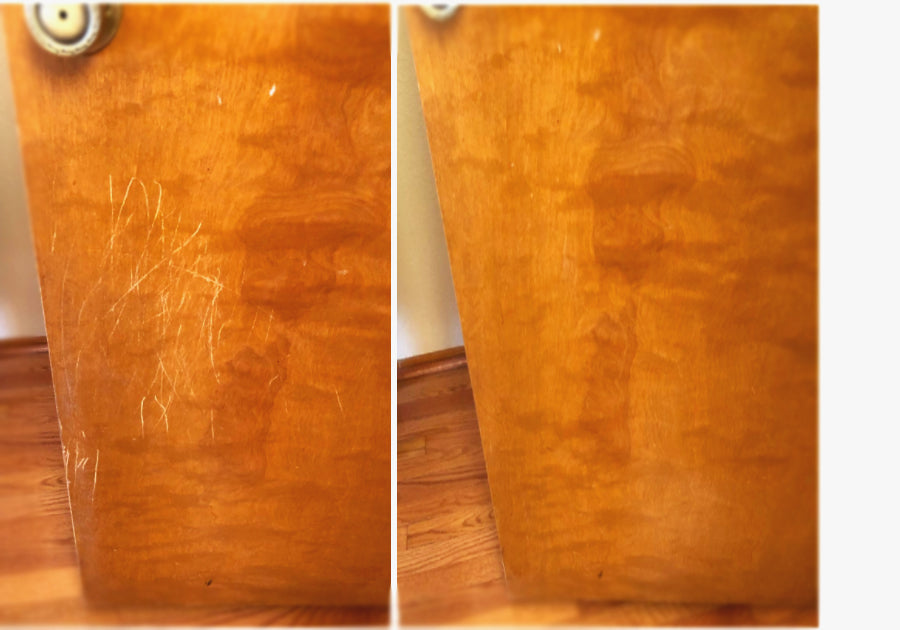 Erase pet scratches from interior wood